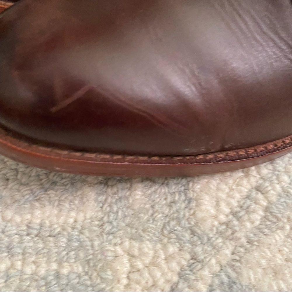 Men’s Coach Andrew Brown Leather Derby Dress Shoe - Picture 8 of 10